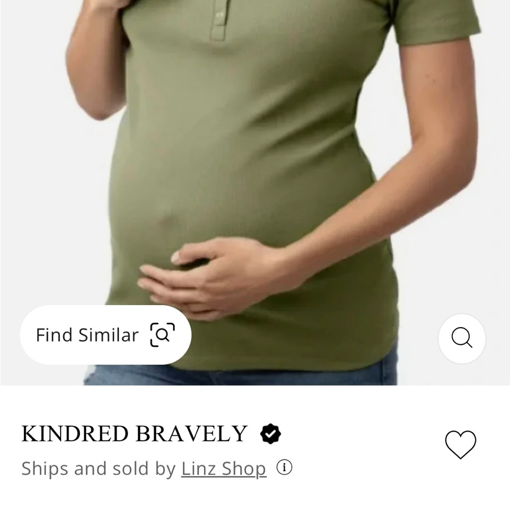 Kindred Bravely Organic Cotton Nursing Shirt